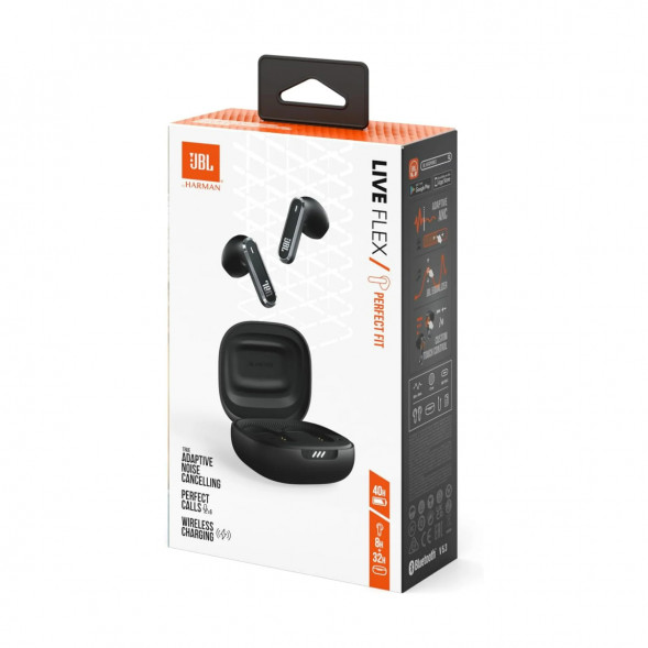 Беспроводные наушники JBL Live Flex, Black в Хабаровске