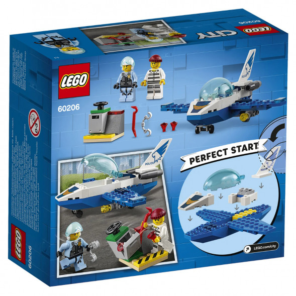 Конструктор LEGO City Police 60206 Воздушная полиция: патрульный самолет в Хабаровске