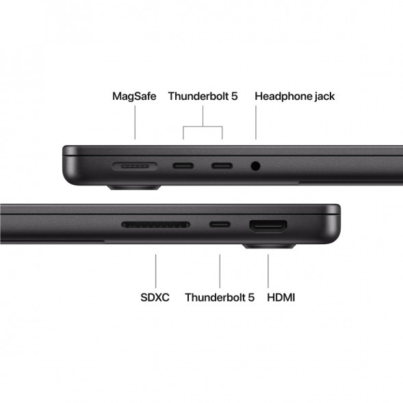 Ноутбук Apple MacBook Pro 14 2026 MGDR4 (M5 Pro 16-Core GPU, 24GB/1TB), Черный космос/Space Black в Хабаровске