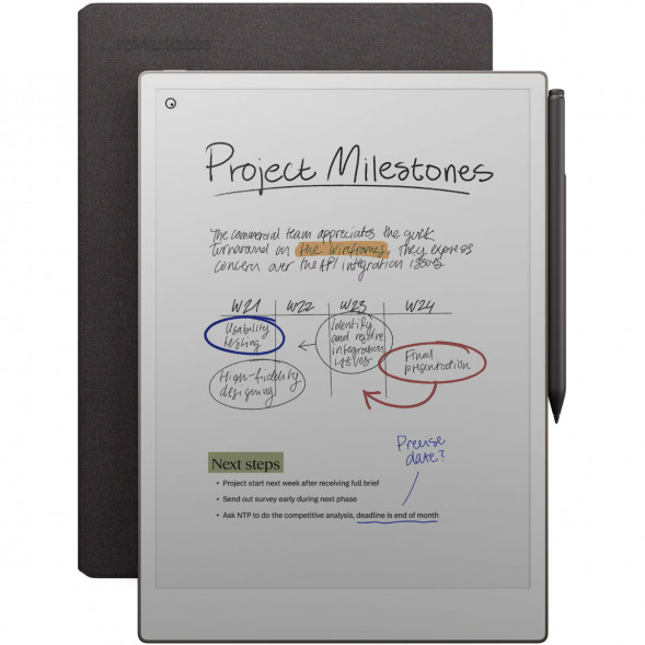 Графический планшет reMarkable Paper Pro + Стилус MarkerPlus + Чехол Book Folio Pro (Basalt) в Хабаровске