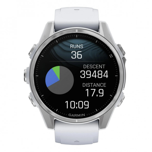 Умные часы Garmin Fenix 8, 43 mm, Whitestone 010-02903-00 в Хабаровске