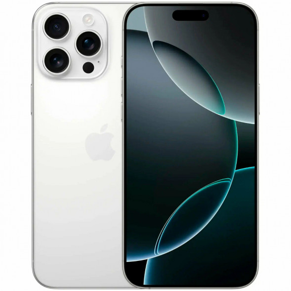 Смартфон Apple iPhone 16 Pro Max (nano SIM+eSIM) 256ГБ, White Titanium в Хабаровске
