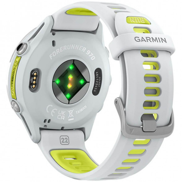 Умные часы Garmin Forerunner 970 Titanium Whitestone/Translucent Amp Yellow Band 010-02969-11 в Хабаровске