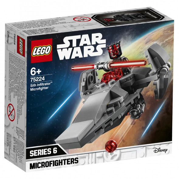 Конструктор LEGO Star Wars 75224 Микрофайтеры Корабль-лазутчик ситхов в Хабаровске