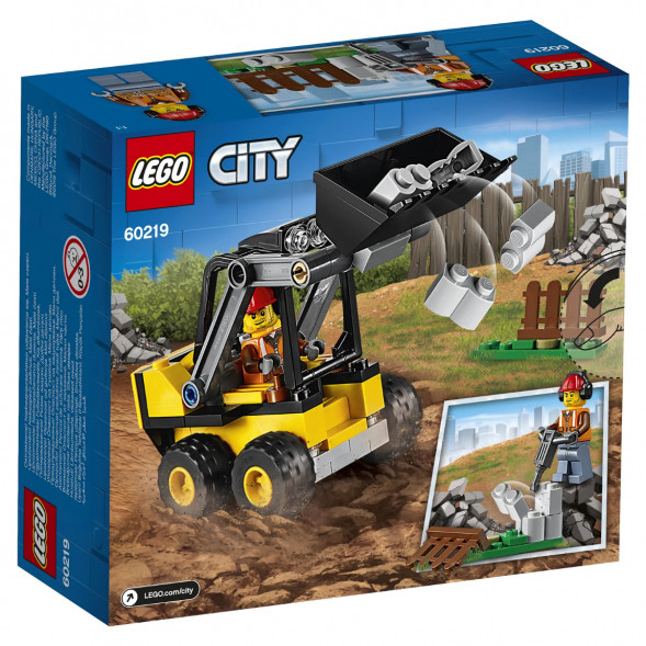 Конструктор LEGO City Great Vehicles 60219 Строительный погрузчик в Хабаровске