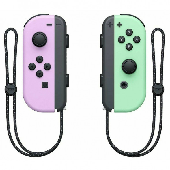 Геймпад Nintendo Switch Joy-Con controllers Duo, пастельный пурпурный / пастельный зеленый в Хабаровске