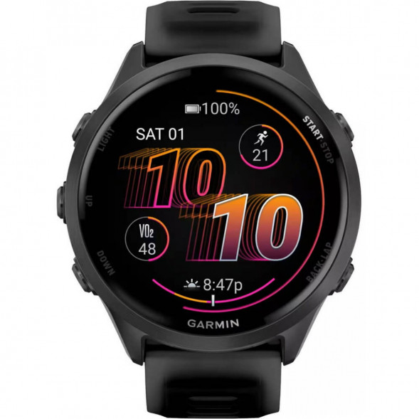 Умные часы Garmin Forerunner 570 47 мм Slate Grey Aluminium/Translucent Black 010-02971-00 в Хабаровске