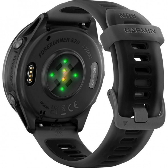 Умные часы Garmin Forerunner 570 47 мм Slate Grey Aluminium/Translucent Black 010-02971-00 в Хабаровске