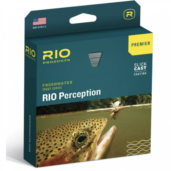 Леска RIO Premier Perception Floating Fly Line WF7F, зелёный/камуфляж в Хабаровске