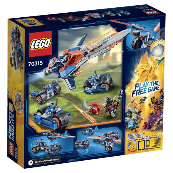 Конструктор LEGO Nexo Knights 70315 Устрашающий разрушитель Клэя в Хабаровске
