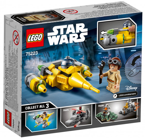Конструктор LEGO Star Wars 75223 Микрофайтеры: Истребитель с планеты Набу в Хабаровске