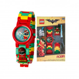 Часы LEGO Super Heroes 8020868 Batman Movie Робин с минифигуркой