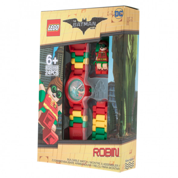 Часы LEGO Super Heroes 8020868 Batman Movie Робин с минифигуркой в Хабаровске