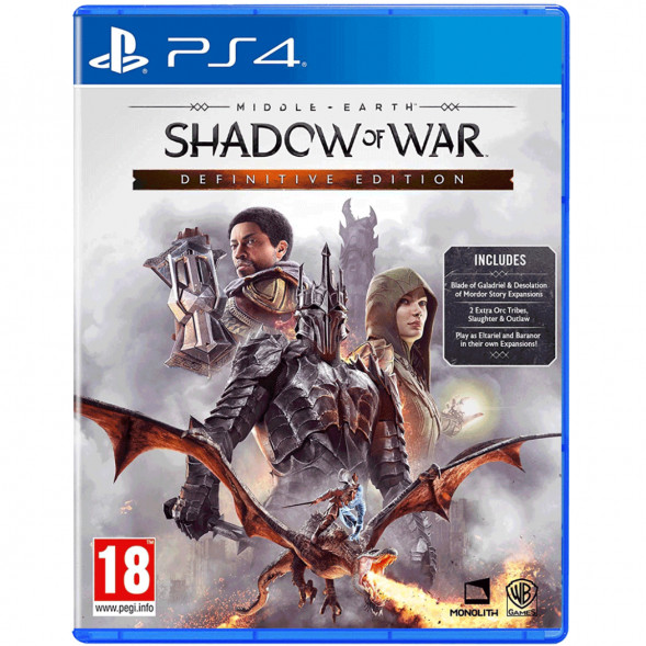Игра Middle Earth: Shadow of War Definitive Edition [PS4, английская версия] в Хабаровске
