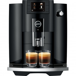 Кофемашина Jura E6, Piano Black