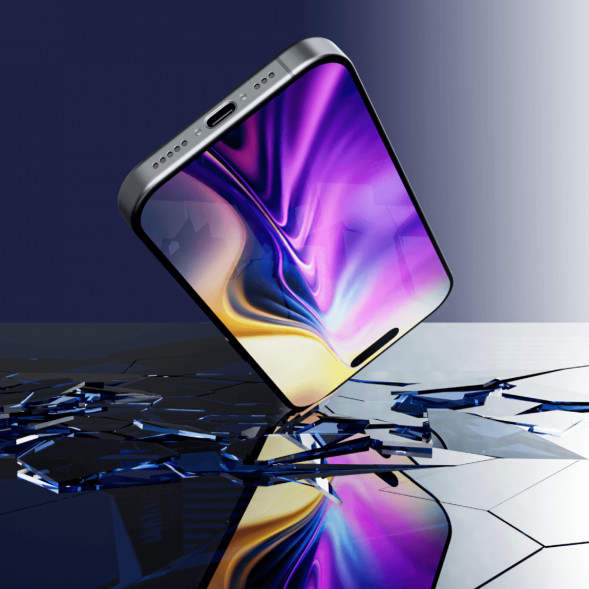Закаленное стекло Graphene Rock Series 2.5D для iPhone 17 Pro в Хабаровске