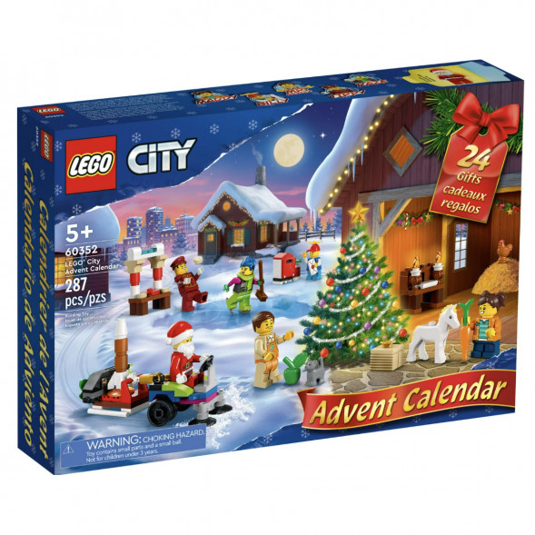 Конструктор LEGO City 60352 Рождественский новогодний календарь 2022 в Хабаровске