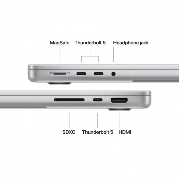 Ноутбук Apple MacBook Pro 14 2026 MJLV4 (M5 Pro 16-Core GPU, 24GB/2TB), Серебристый/Silver в Хабаровске
