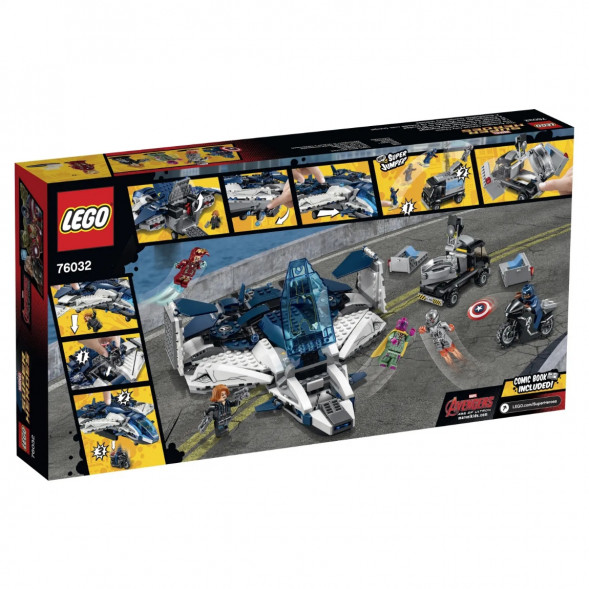 Конструктор LEGO Super Heroes 76032 Погоня на Квинджете Мстителей в Хабаровске