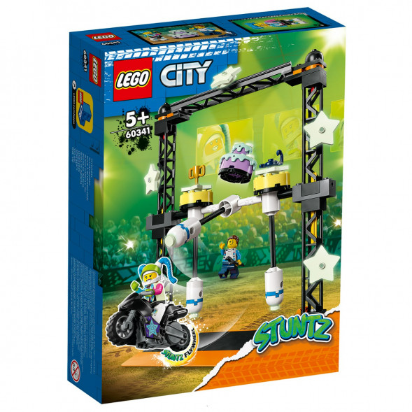 Конструктор LEGO City 60341 Трюковое испытание «Нокдаун» в Хабаровске