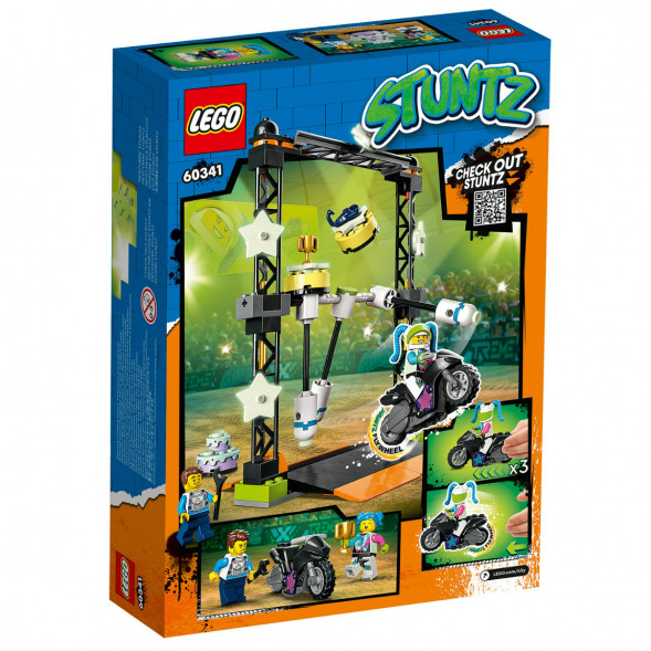 Конструктор LEGO City 60341 Трюковое испытание «Нокдаун» в Хабаровске