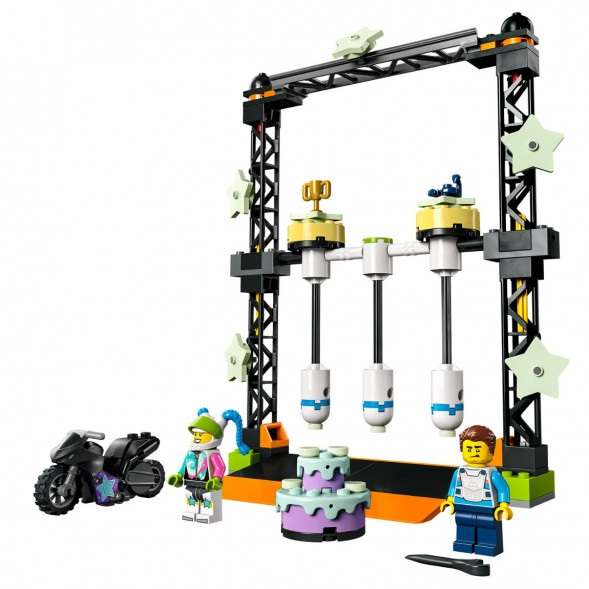 Конструктор LEGO City 60341 Трюковое испытание «Нокдаун» в Хабаровске
