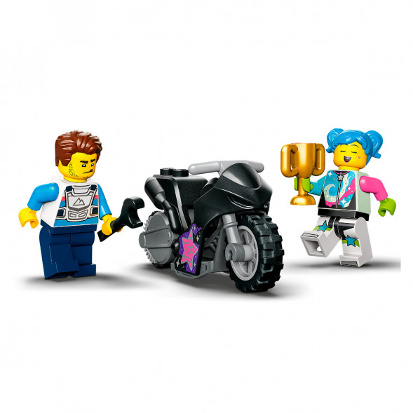 Конструктор LEGO City 60341 Трюковое испытание «Нокдаун» в Хабаровске
