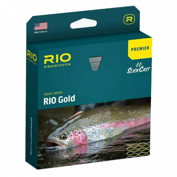 Леска RIO Premier Gold Floating Fly Line WF7F, мох/золото в Хабаровске