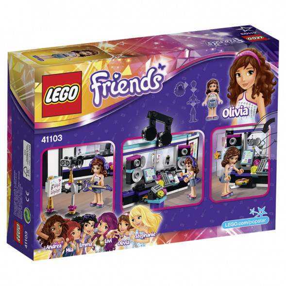 Конструктор LEGO Friends 41103 Поп звезда: студия звукозаписи в Хабаровске