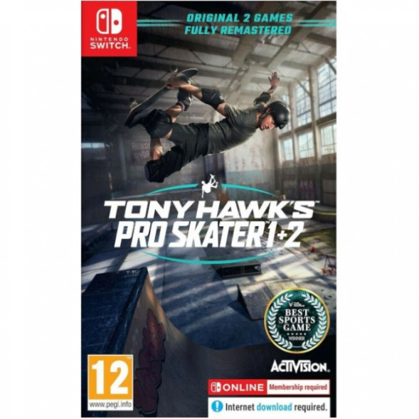 Игра Tony Hawk`s Pro Skater 1+2 [Nintendo Switch, английская версия] в Хабаровске
