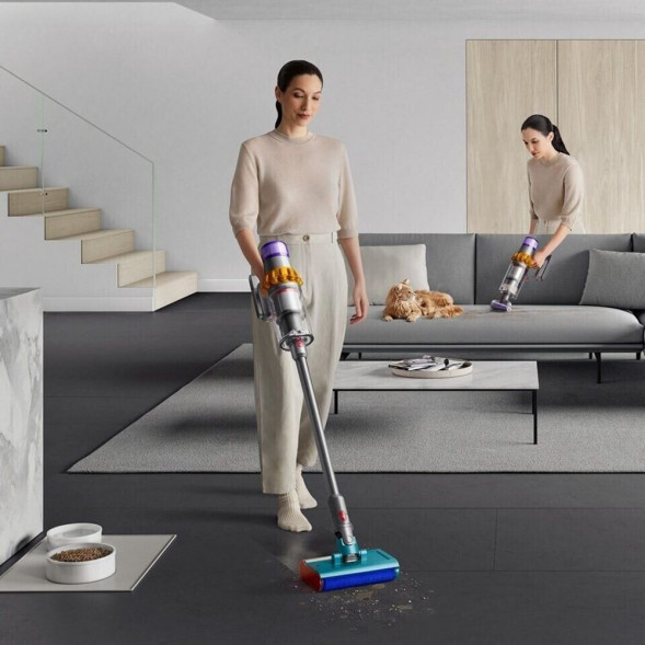 Пылесос Dyson V15s Detect Submarine, Yellow/Nickel в Хабаровске