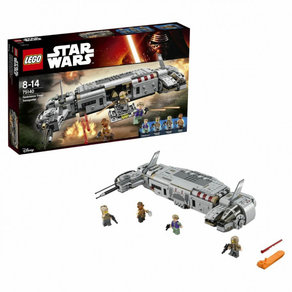 Конструктор LEGO Star Wars 75140 Военный транспорт Сопротивления в Хабаровске