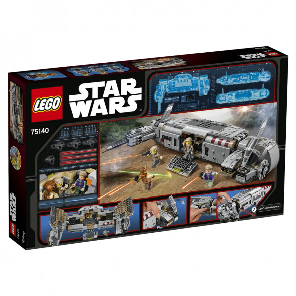 Конструктор LEGO Star Wars 75140 Военный транспорт Сопротивления в Хабаровске