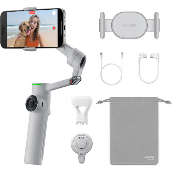 Стабилизатор Insta360 Flow 2 Pro Creator Kit, Stone Gray в Хабаровске