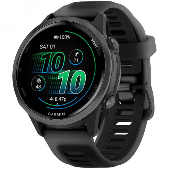 Умные часы Garmin Forerunner 570 42 мм Slate Grey Aluminium/Translucent Black 010-02970-00 в Хабаровске