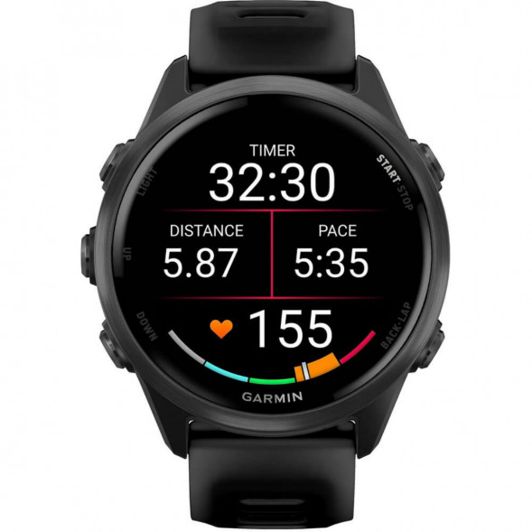 Умные часы Garmin Forerunner 570 42 мм Slate Grey Aluminium/Translucent Black 010-02970-00 в Хабаровске
