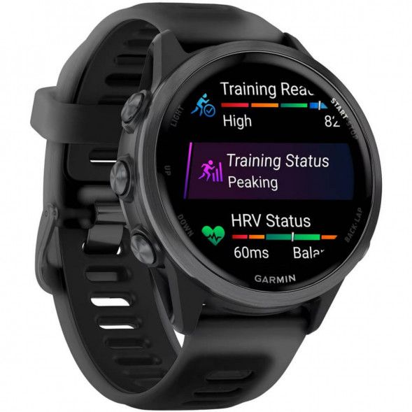 Умные часы Garmin Forerunner 570 42 мм Slate Grey Aluminium/Translucent Black 010-02970-00 в Хабаровске