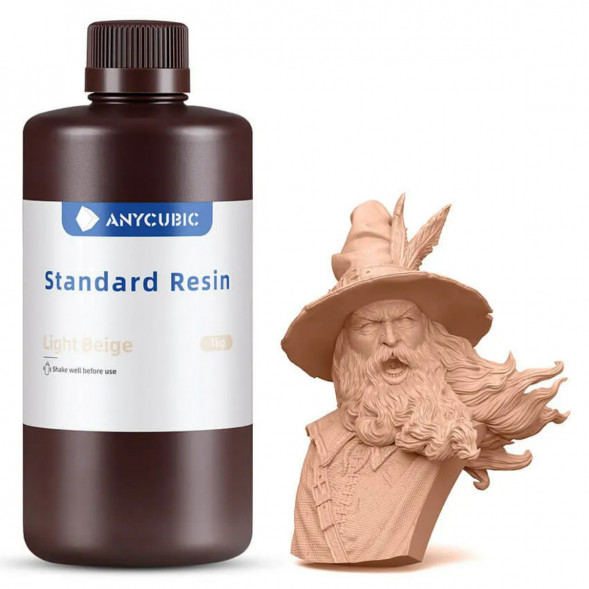 Смола для фотополимерного  принтера Anycubic Standard Resin Light Beige (Бежевый) в Хабаровске