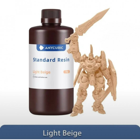 Смола для фотополимерного  принтера Anycubic Standard Resin Light Beige (Бежевый) в Хабаровске