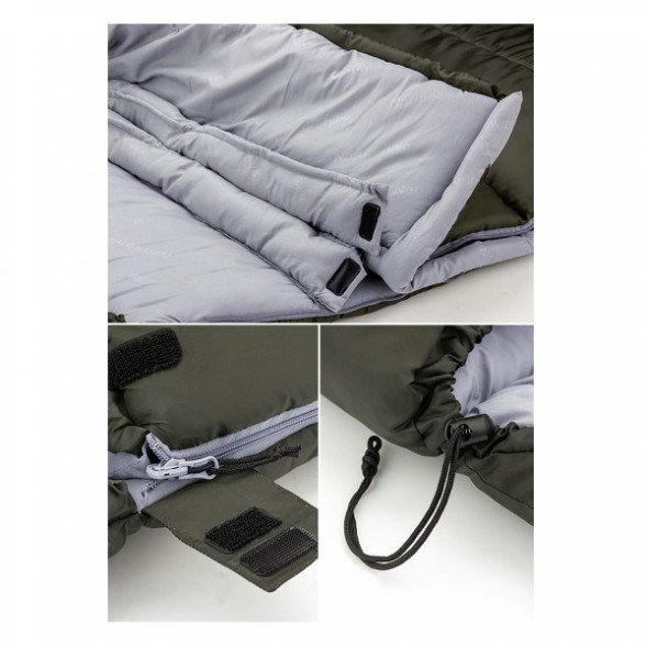Спальный мешок Naturehike U350S (Левый), коричневый в Хабаровске