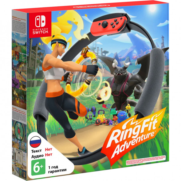 Ring Fit Adventure (Игра + контроллер Ring-Con + ремень на ногу Belt) [Nintendo Switch, английская версия] в Хабаровске