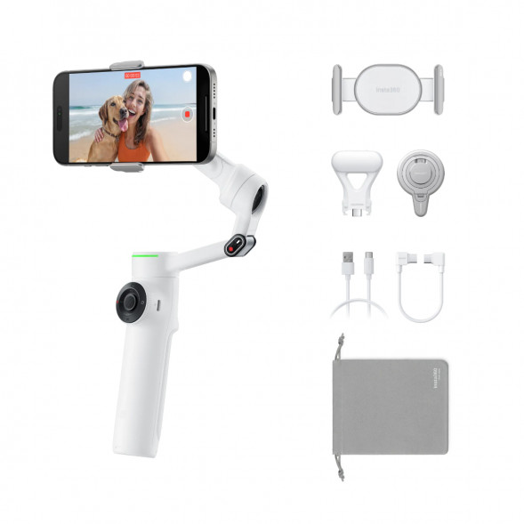 Стабилизатор Insta360 Flow 2 Pro Creator Kit, Summit White в Хабаровске