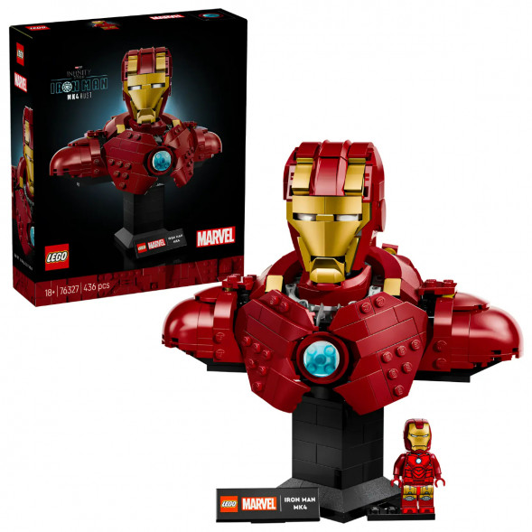 Конструктор LEGO Super Heroes 76327 Бюст Железного человека MK4 в Хабаровске