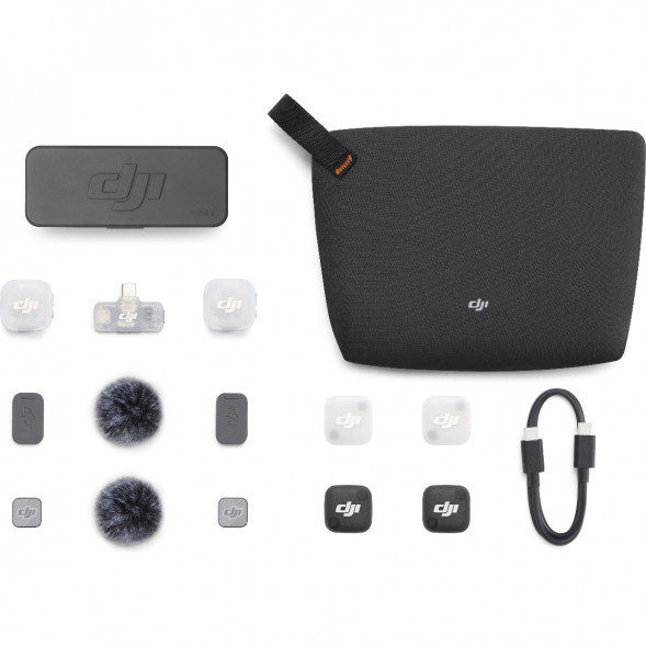 Микрофон DJI Mic Mini 2 (2 TX + 1 Mobile RX + Charging Case) в Хабаровске