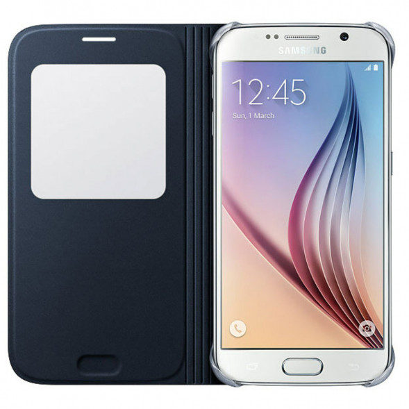 Чехол для Samsung Galaxy S6 S-View Cover (EF-CG920BBE), Black в Хабаровске