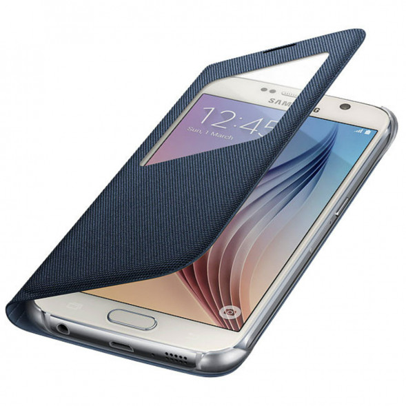 Чехол для Samsung Galaxy S6 S-View Cover (EF-CG920BBE), Black в Хабаровске