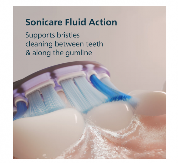 Электрическая зубная щетка Philips Sonicare Series 7100 HX7423/09 (темно-синяя) в Хабаровске