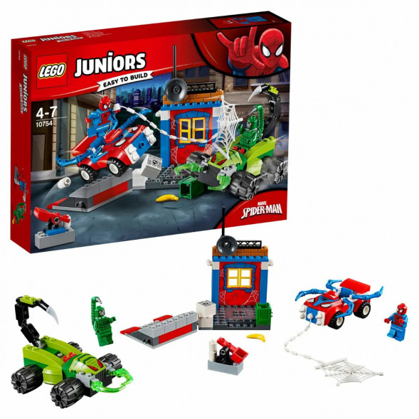 Конструктор LEGO Juniors 10754 Решающий бой Человека-паука против Скорпиона в Хабаровске