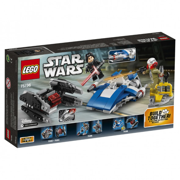 Конструктор LEGO Star Wars 75196 Истребитель типа A против бесшумного истребителя СИД в Хабаровске