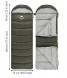 Спальный мешок Naturehike U250 (Левый), зеленый в Хабаровске